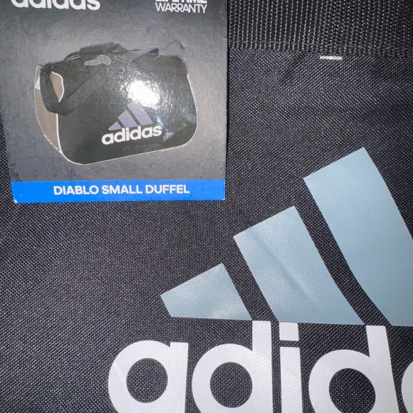 Adidas Diablo Small II Duffel Bag Black/Onyx New With Tag U15.5 - Picture 1 of 4